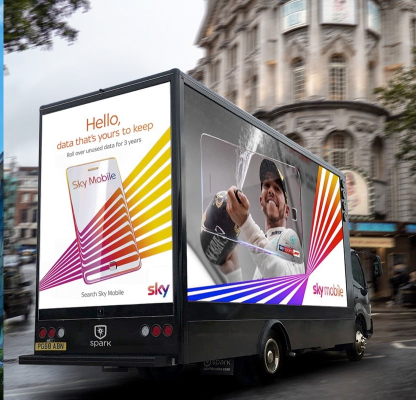 LED Truck DOOH screen format