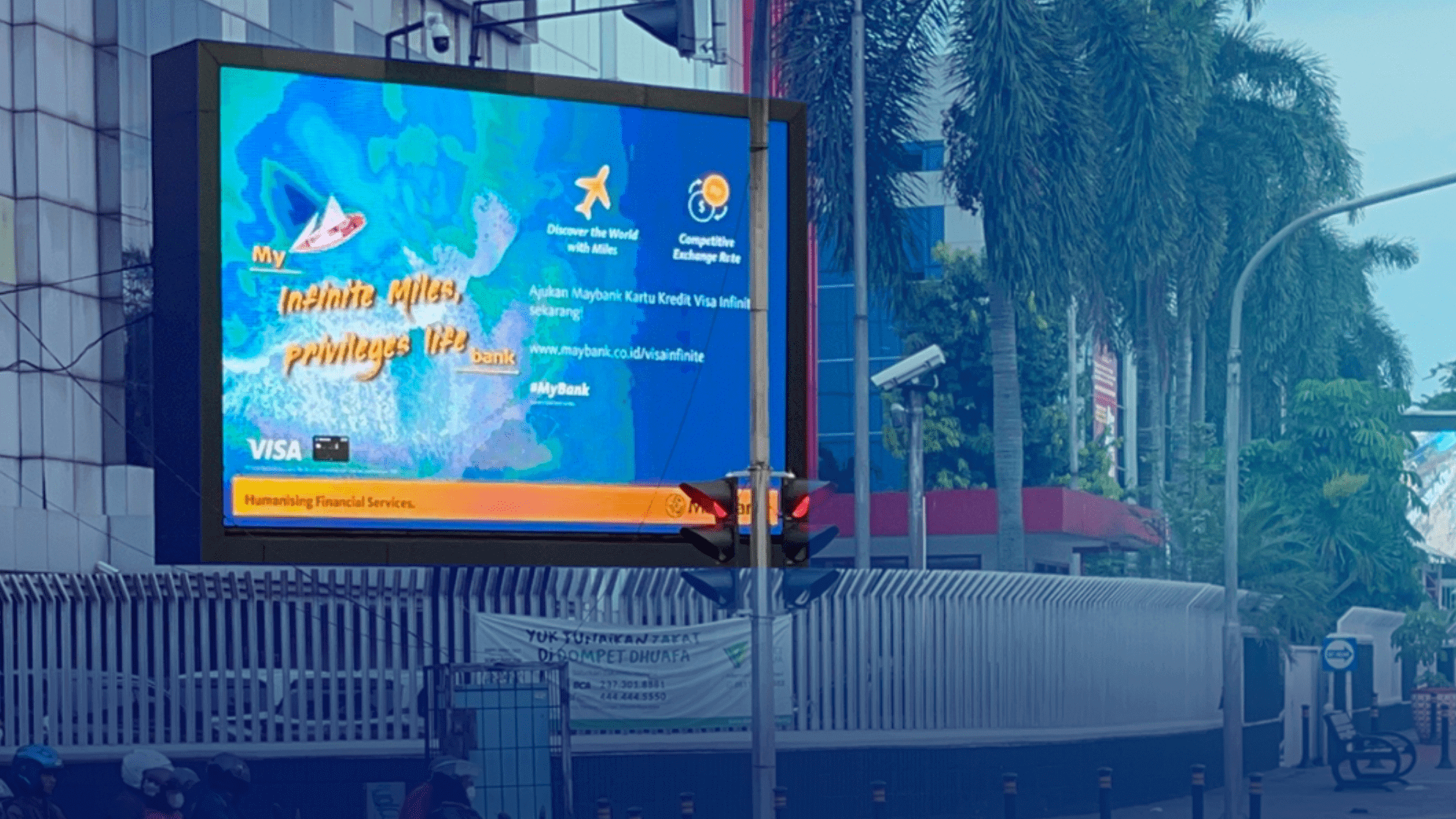 Visa Runs Targeted DOOH