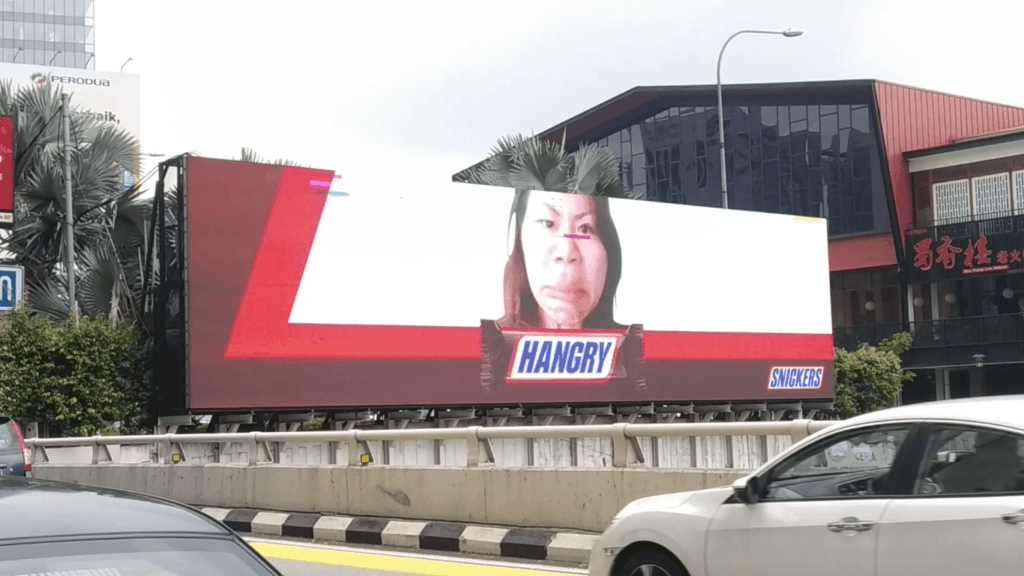Snickers Chocolate Brand DOOH Campaign