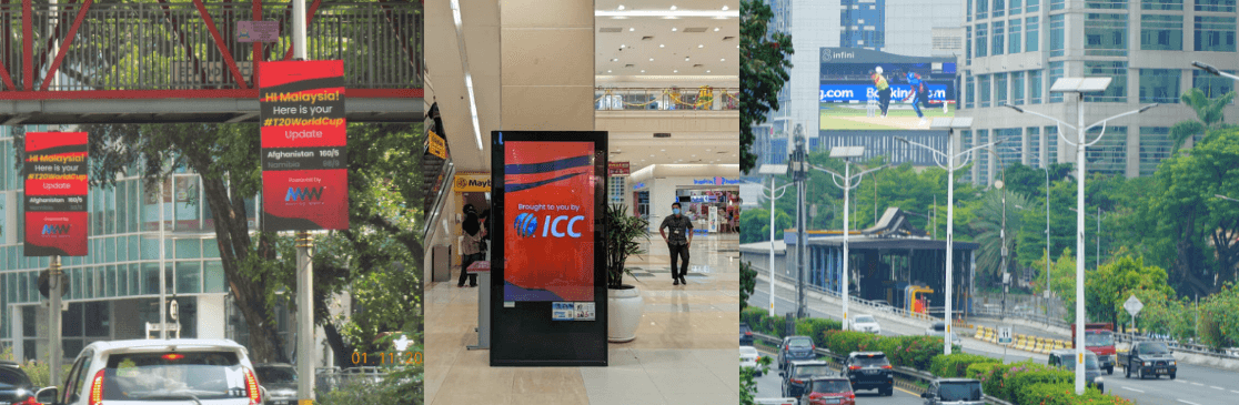 Dynamic DOOH Campaign at ICC T20 World Cup