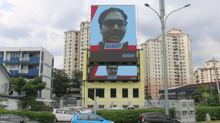 Snickers Chocolate Brand DOOH Campaign